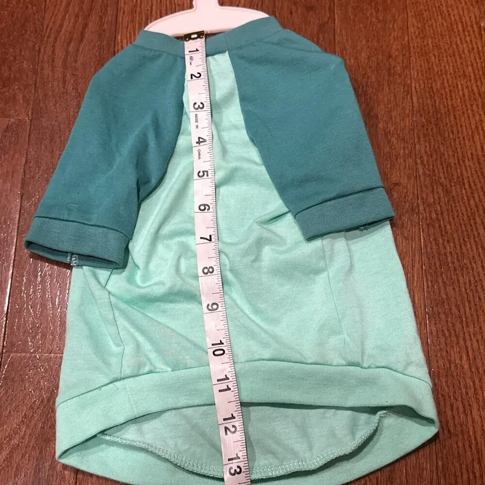 NWT Top Paw Green Machine Raglan Dog Shirt Small
